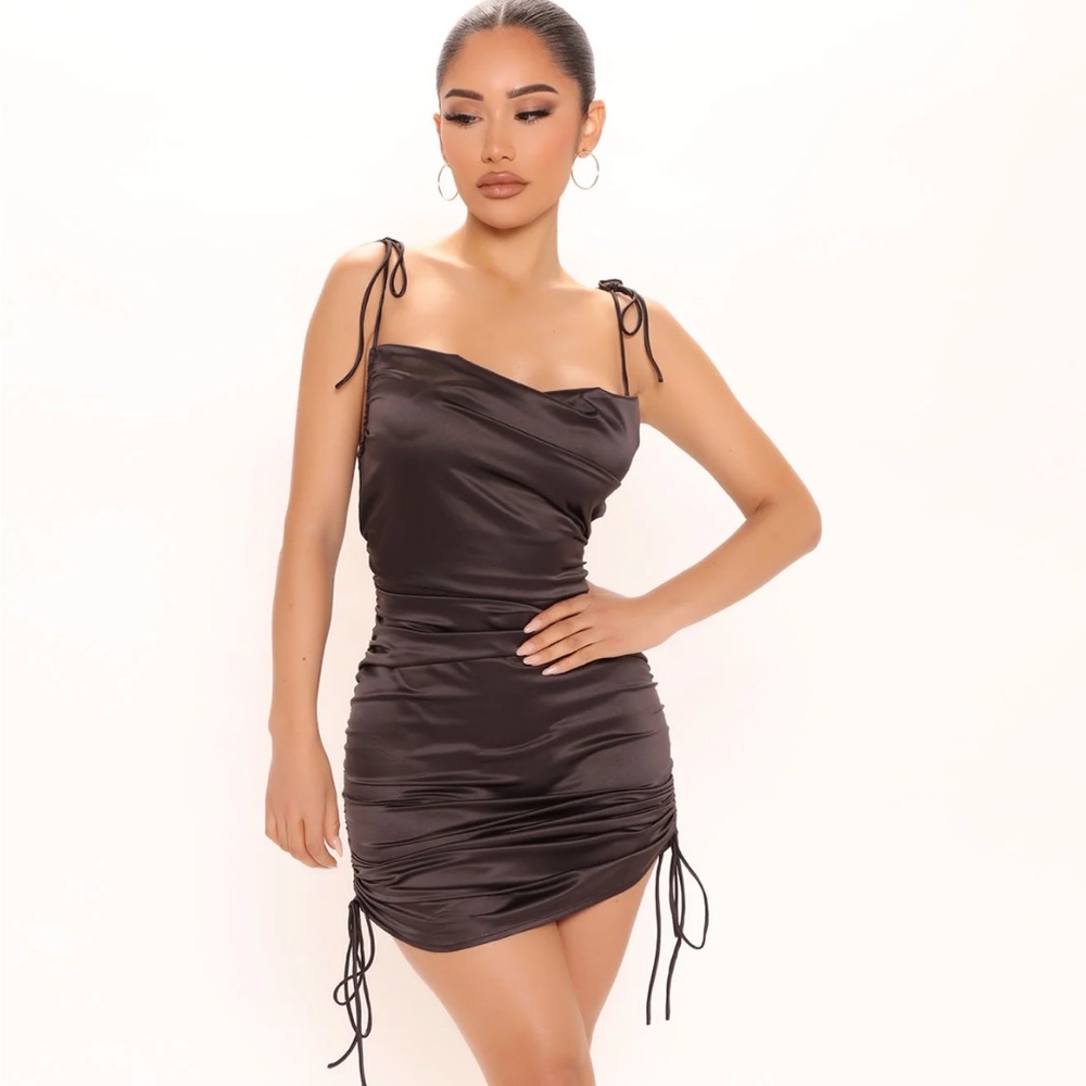 Satin Mini Dress